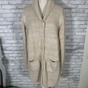 Cozy Cream Knit Cardigan Sweater